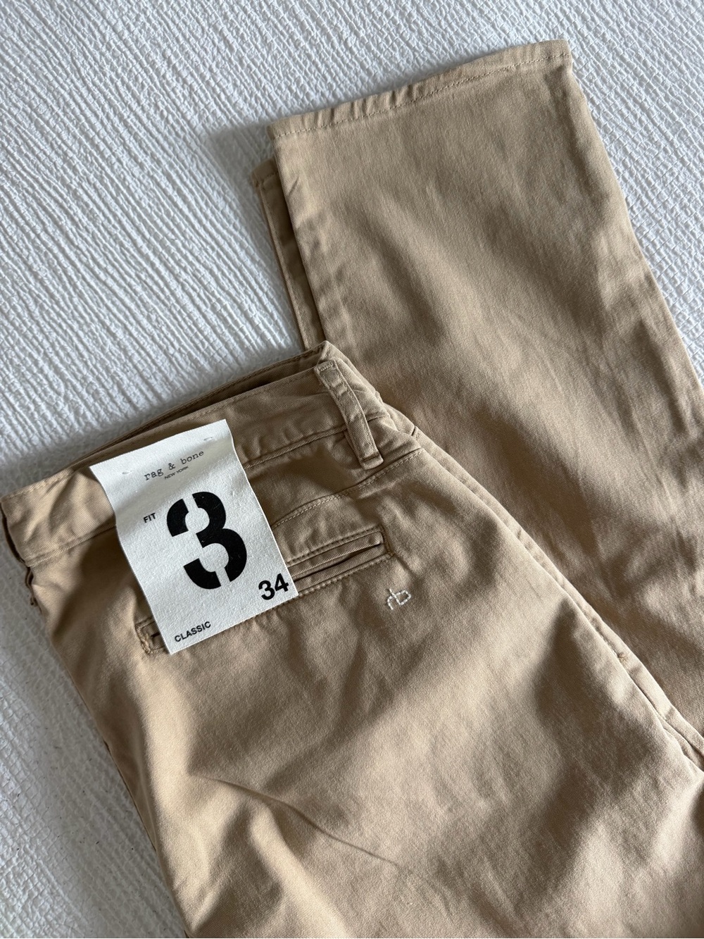 rag & bone Men’s Chino Pants in Khaki Tan